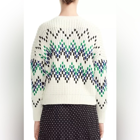 MAJE Massimo Zig-Zag Sweater - Picture 3 of 10